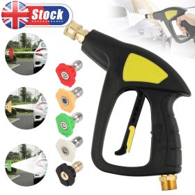 Quick Connector Pressure Washer Gun Bottle Lance Cannon Car Wash Snow Foam. (Option: Water gun)