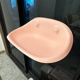 Summer Suction Cup Window Glass Hanging Suspension Cat Hammock (Option: Peach Pink)